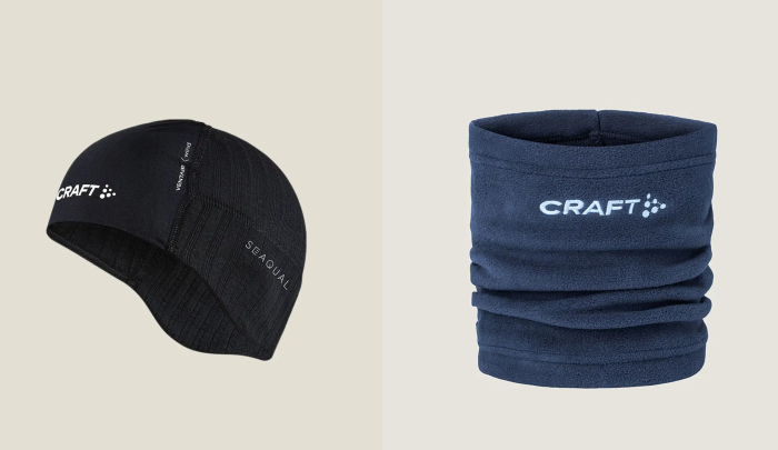 cycling buff and cap